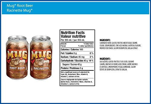 does mug root beer have caffeine