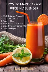 how do you make carrot juice