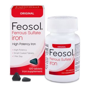 how long after food take feosol iron