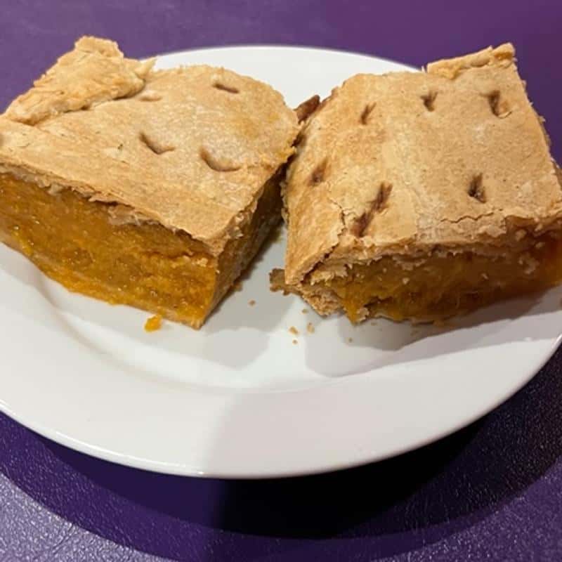 double crusted sweet potato pie