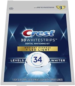what does it mean level 34 whiter strips