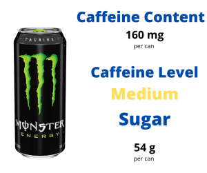 how much caffeine is in a monster