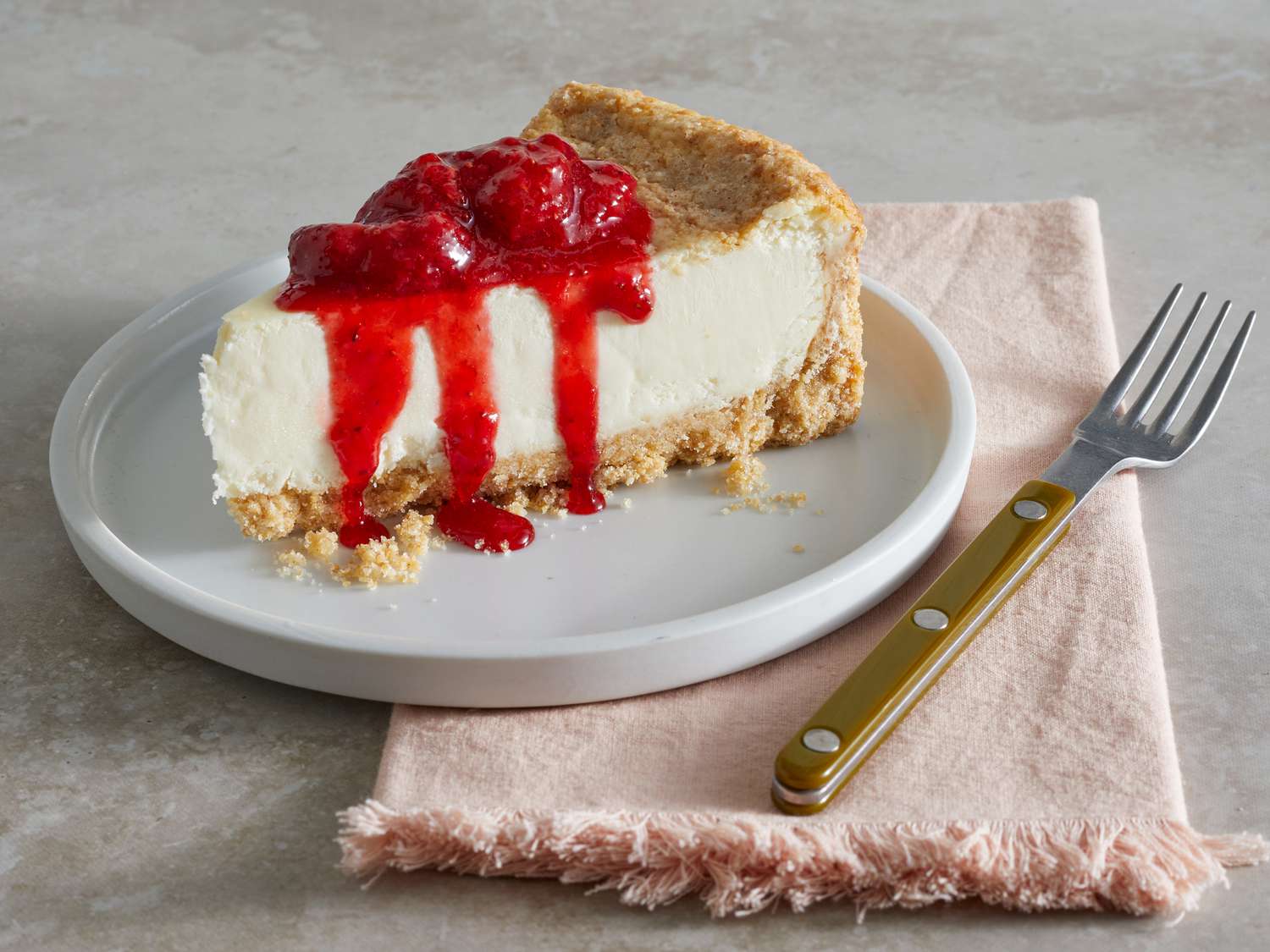 how to make strawberry topping for cheesecake