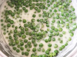 how to make creamed peas