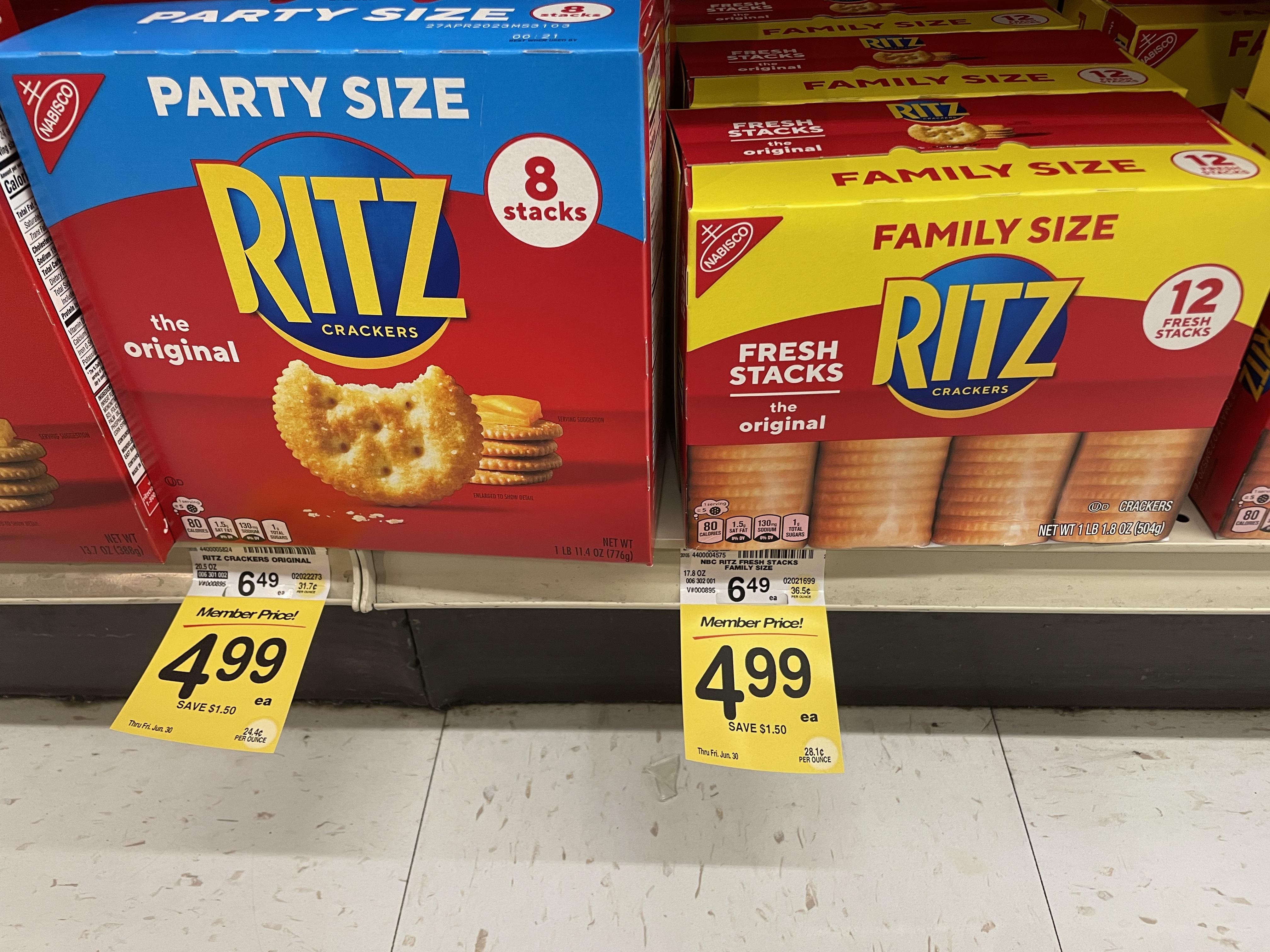 why doesn't nabisco make snack box size anymore