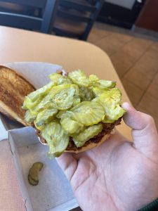 does extra pickles cost more on chick fil a sandwich