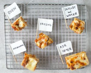 how to heat up lasagna