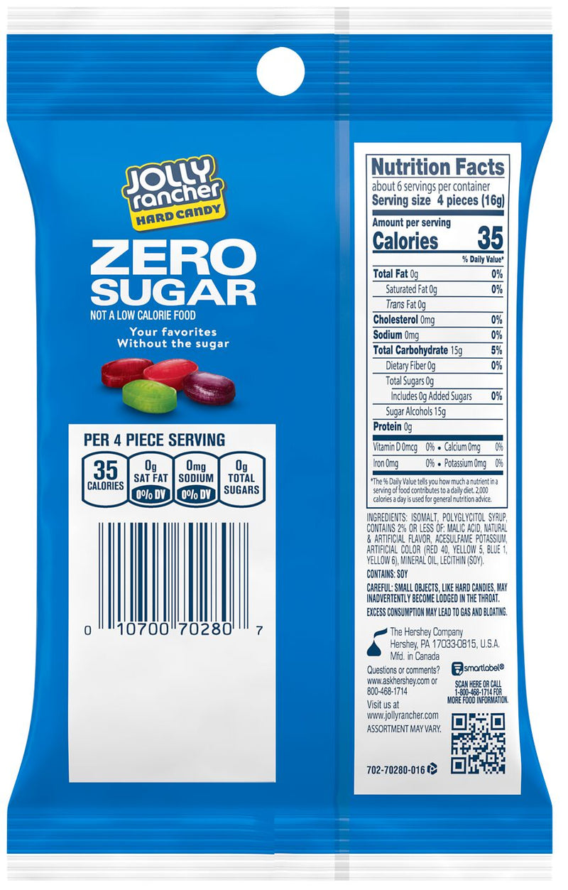 how many calories is a jolly rancher