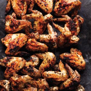 what temperature do i cook chicken wings on my grill