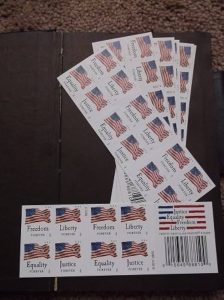 how much is a book of stamps