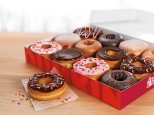 how much are a dozen donuts at dunkin