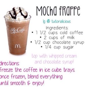 how to make a mocha frappe