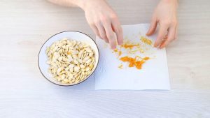 how to dry pumpkin seeds