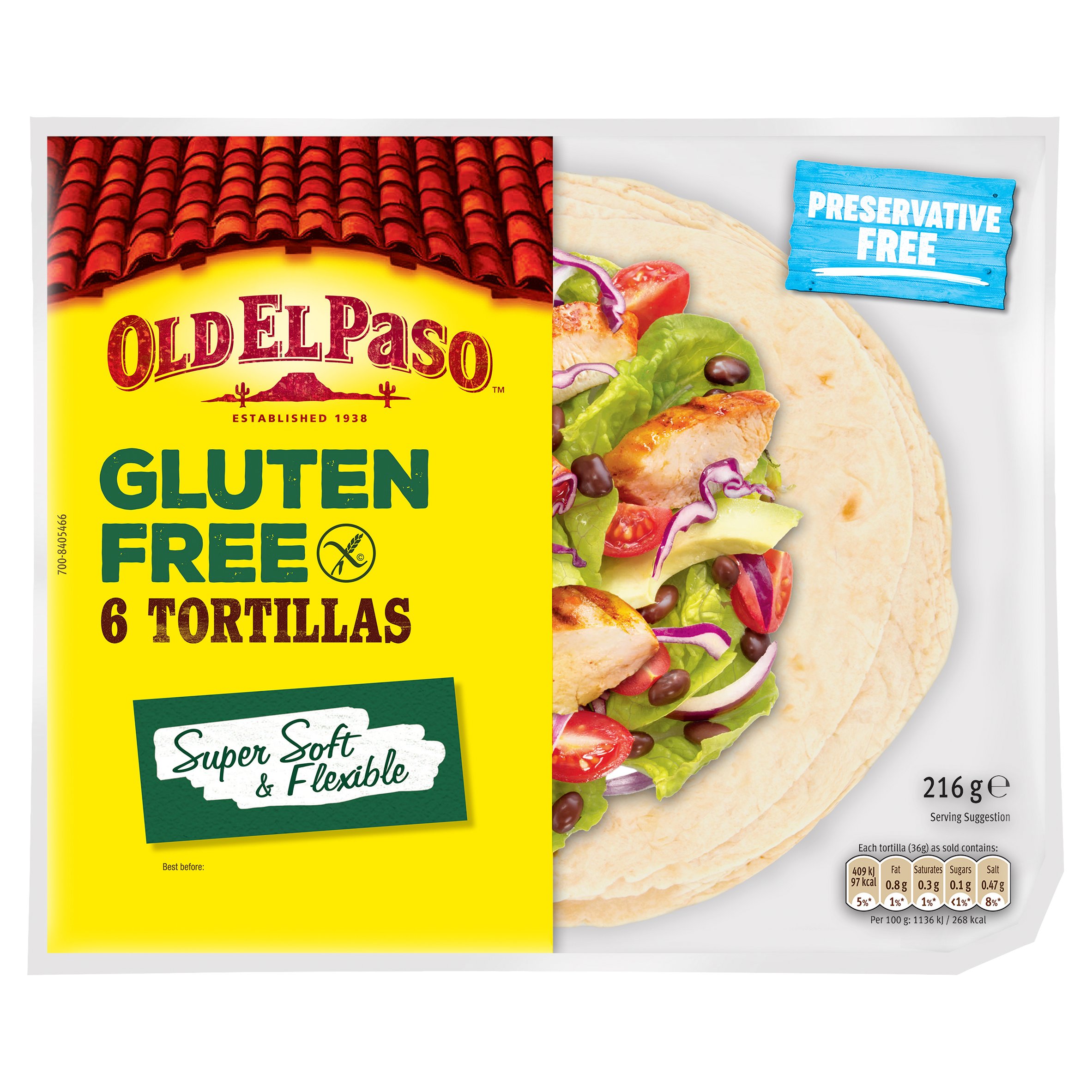 are tortillas gluten free