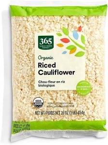 is 1 cup of cauliflower rice 16 oz