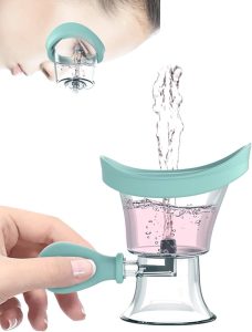 what is used to clean katie’s eyes