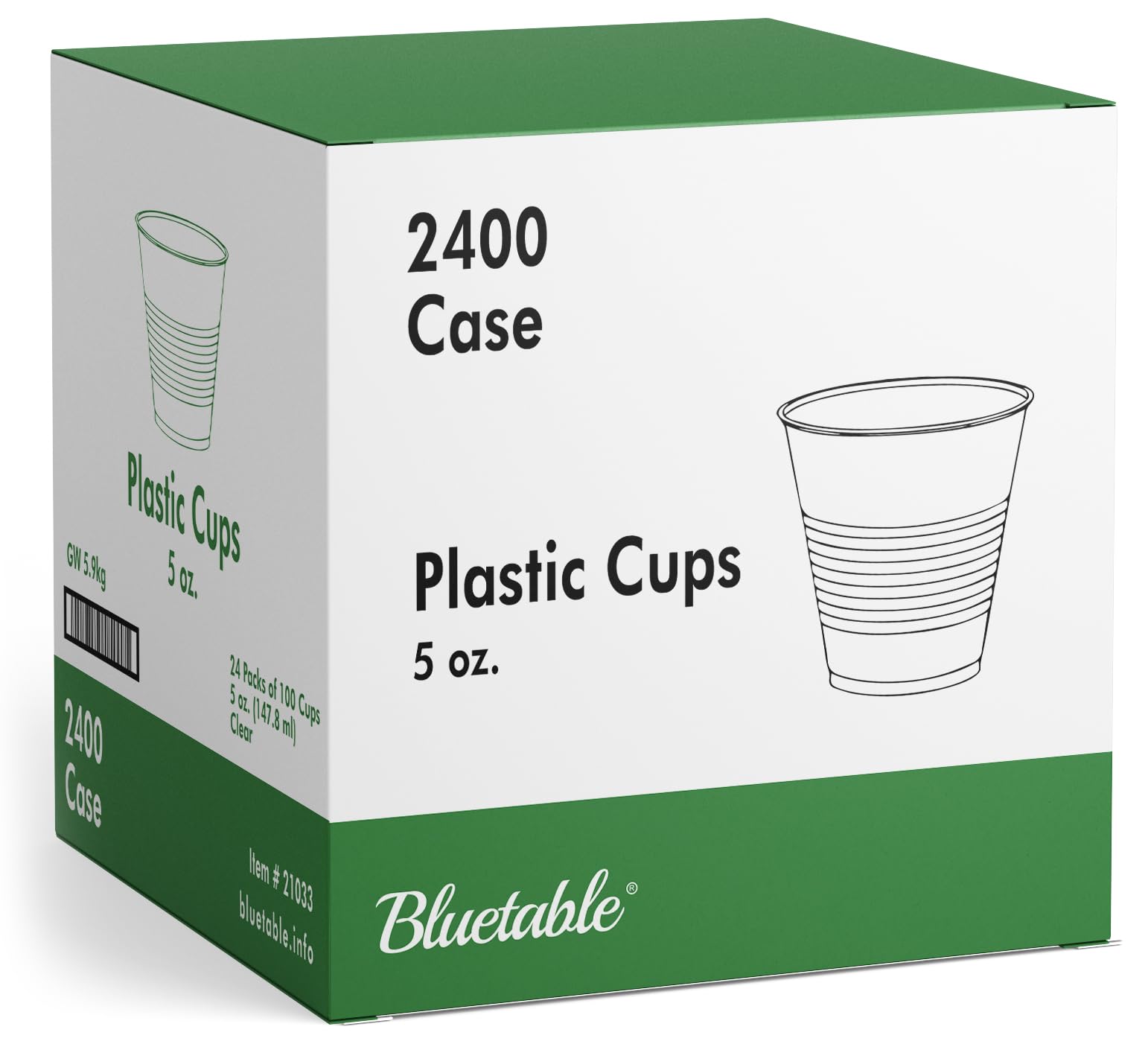 how many cups in package plkastic cups