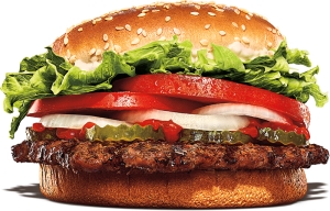 what comes on a whopper