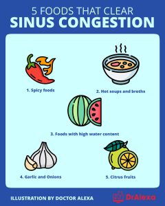 what kind of foods will help sinus infection