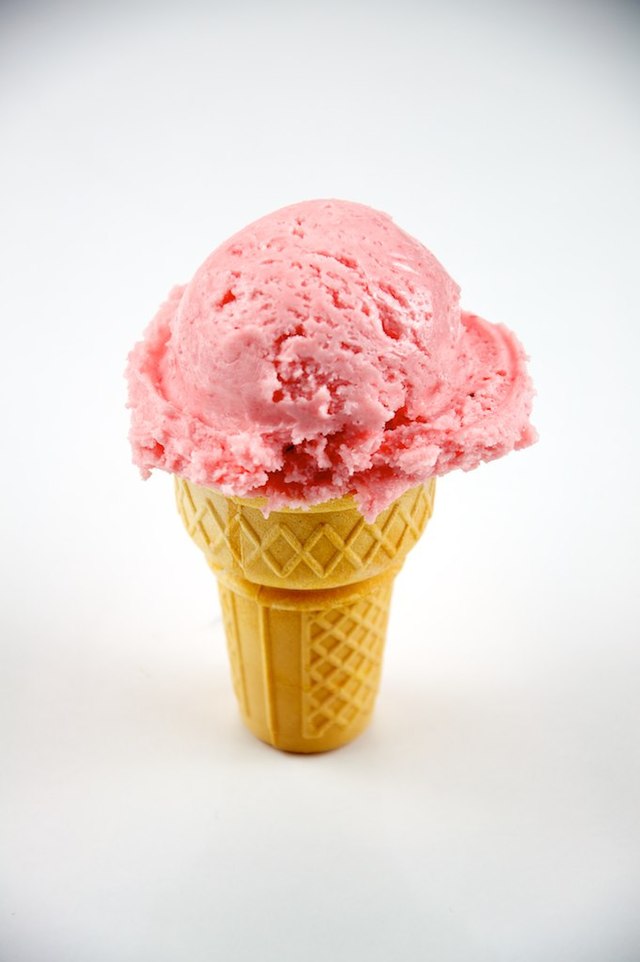 what are ice cream cones made of