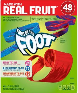 how long is a fruit by the foot
