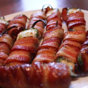 how long bacon wrapped jalapenos grill
