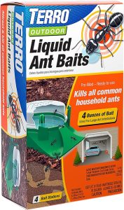 how to use terro ant bait around yard