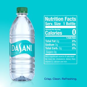 how many ml is a dasani bottle