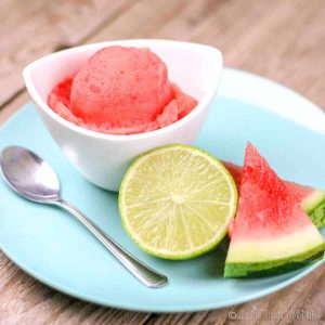 how to make watermelon sorbet
