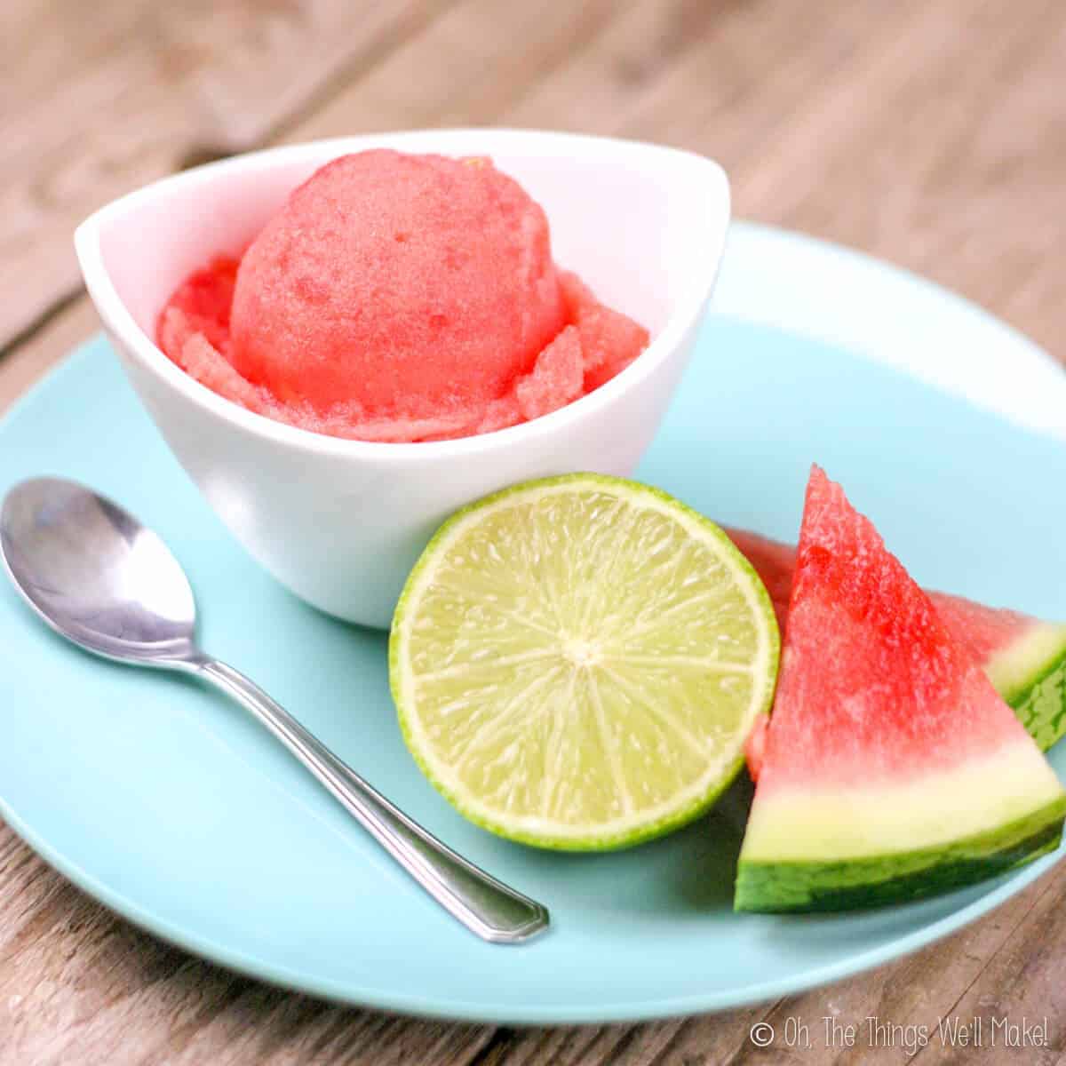 how to make watermelon sorbet