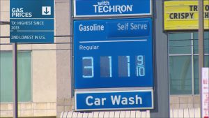 how much is gas in texas