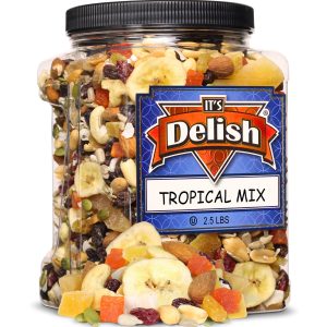what dried fruits are in tropical trail mix