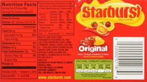 does starburst have gelatin