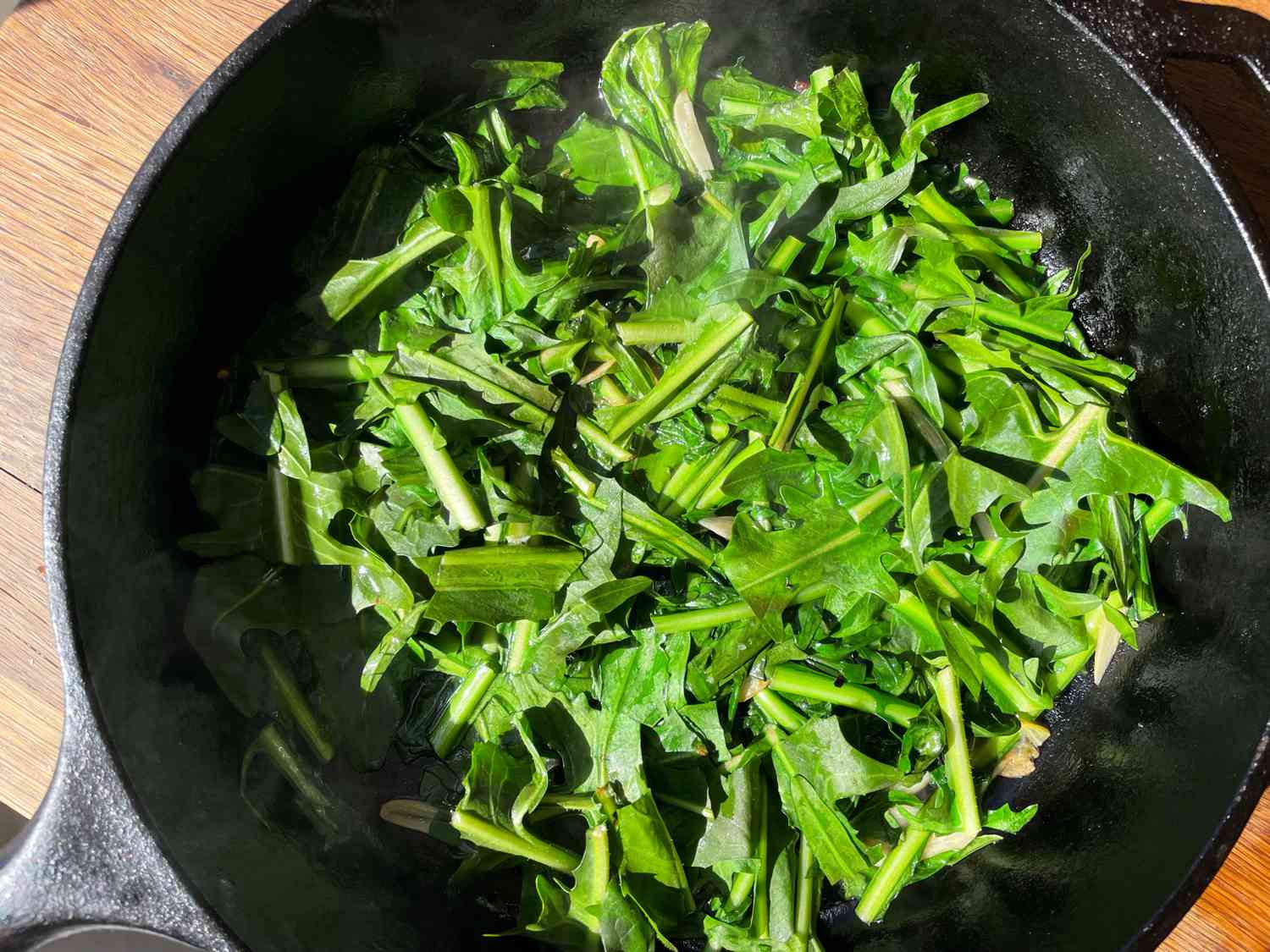 how to cook dandelions