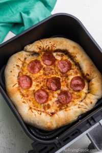 how long to air fry pizza