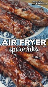 how long spoar ribs air fryer oven