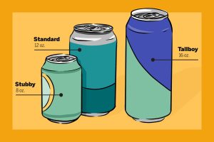 how many oz is a can of beer