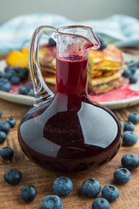 how to make blueberry syrup