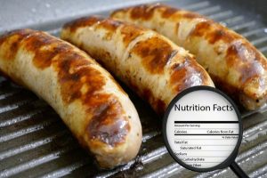 how many calories in a bratwurst