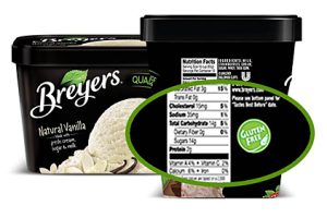 is ice cream gluten free