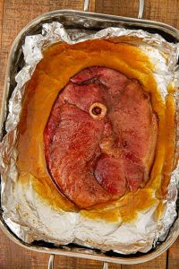 how to cook a ham steak