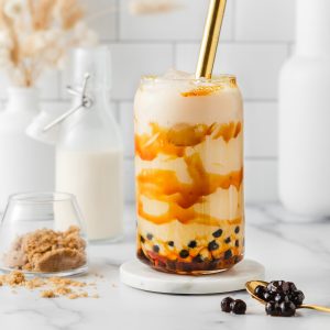 how to make brown sugar milk tea
