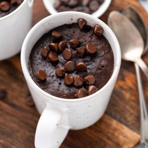 how to make chocolate brownie in a mug