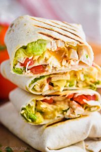 how to make chicken wraps