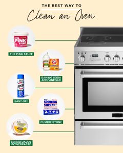 how to clean oven without scrubbing