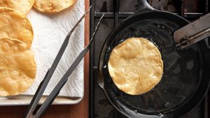 how to fry corn tortillas