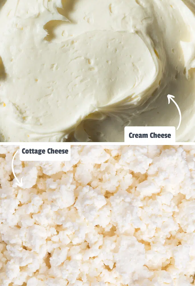 is cottage cheese also cream cheese