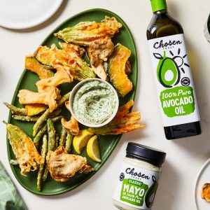 how to use mayo for breading vegetables recipe
