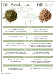 are dill weed and dill the dame