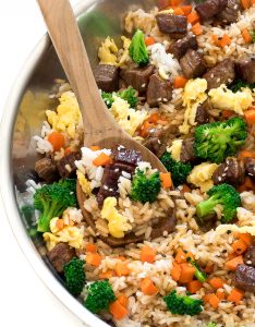 what meats go well in rice